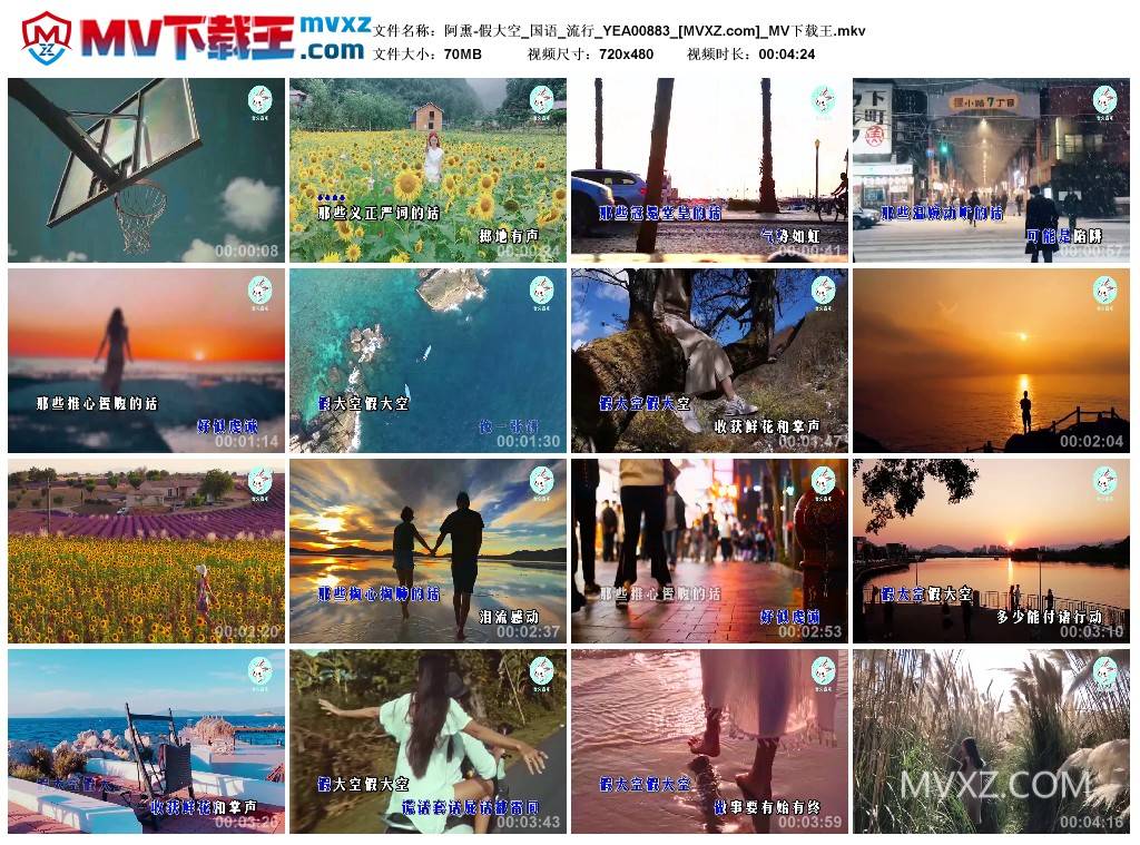 阿熏-假大空_国语_流行_YEA00883